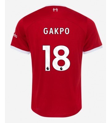 Liverpool Cody Gakpo #18 Replika Hjemmebanetrøje 2023-24 Kortærmet
